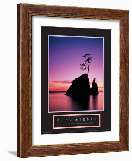 Persistence - Sunset-Unknown Unknown-Framed Photo