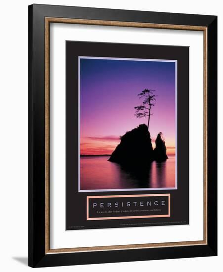 Persistence - Sunset-Unknown Unknown-Framed Photo