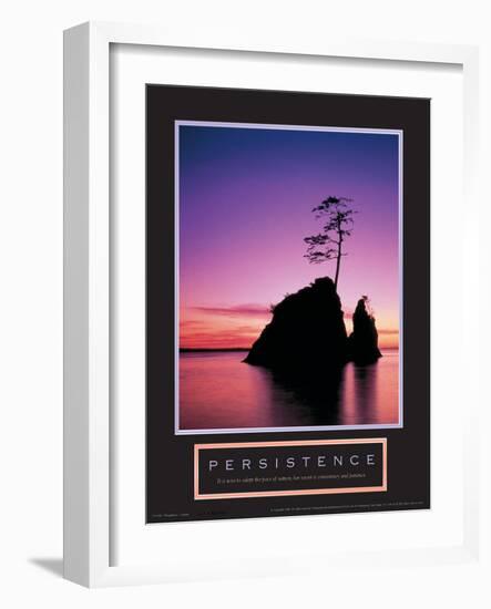 Persistence - Sunset-Unknown Unknown-Framed Photo