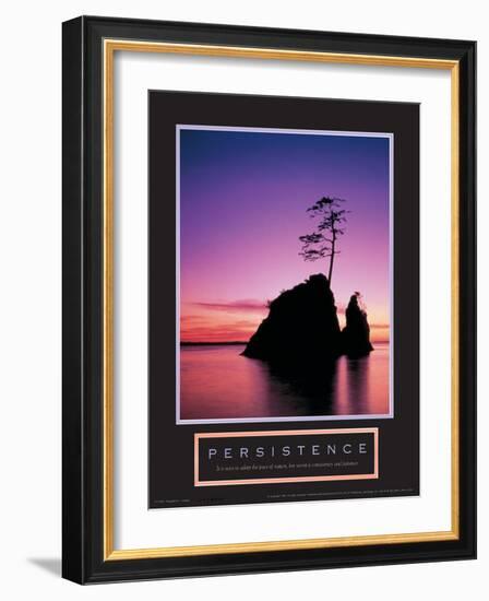 Persistence - Sunset-Unknown Unknown-Framed Photo