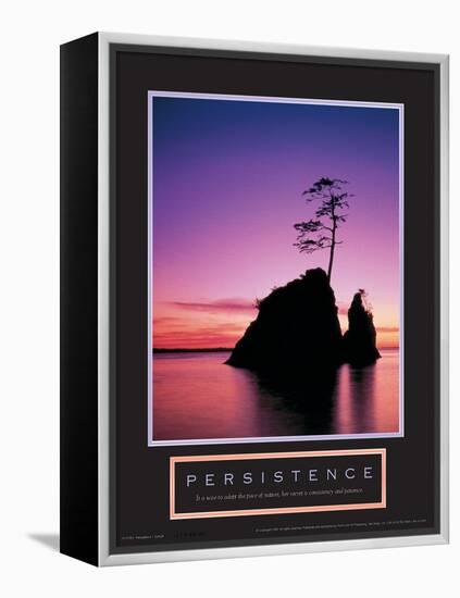 Persistence - Sunset-Unknown Unknown-Framed Stretched Canvas