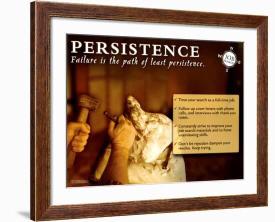 Persistence-null-Framed Art Print