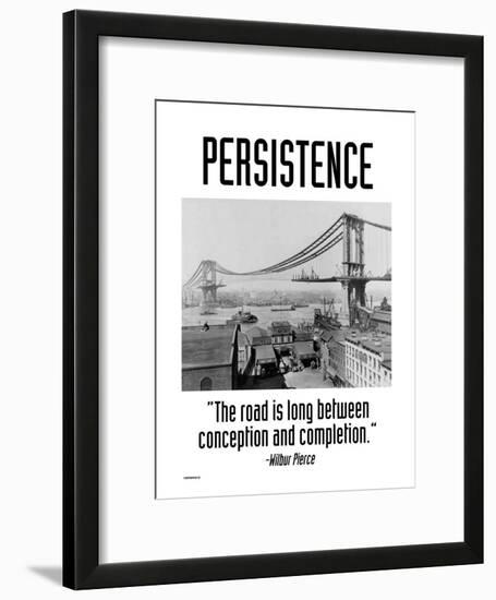 Persistence-Wilbur Pierce-Framed Art Print