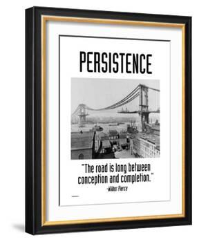 Persistence-Wilbur Pierce-Framed Art Print
