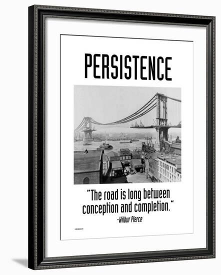 Persistence-Wilbur Pierce-Framed Art Print