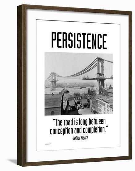 Persistence-Wilbur Pierce-Framed Art Print