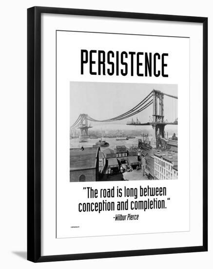 Persistence-Wilbur Pierce-Framed Art Print