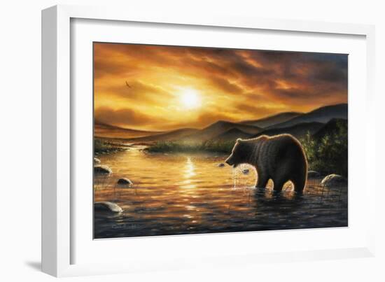 Persistence-Chuck Black-Framed Giclee Print