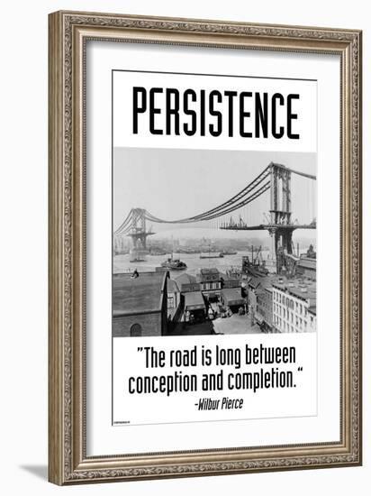 Persistence-Wilbur Pierce-Framed Art Print