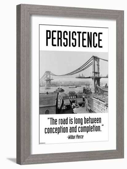 Persistence-Wilbur Pierce-Framed Art Print
