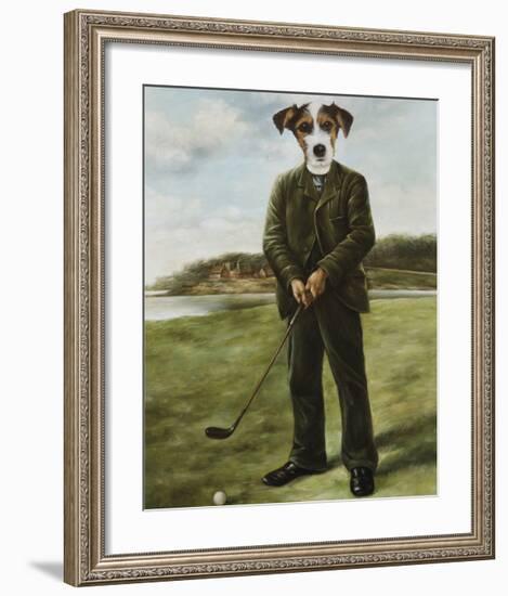 Persistent Golfer-Thierry Poncelet-Framed Premium Giclee Print