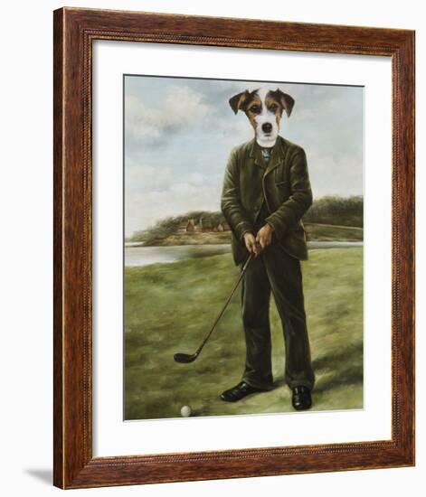 Persistent Golfer-Thierry Poncelet-Framed Premium Giclee Print