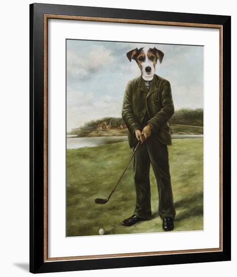 Persistent Golfer-Thierry Poncelet-Framed Premium Giclee Print