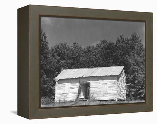 person cabin in Hale County, Alabama, c.1936-Walker Evans-Framed Premier Image Canvas