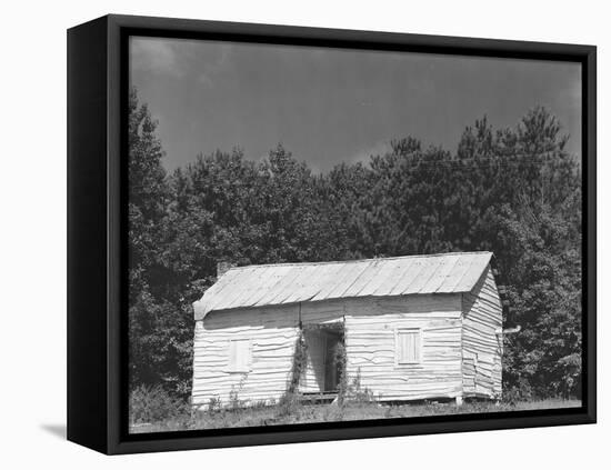 person cabin in Hale County, Alabama, c.1936-Walker Evans-Framed Premier Image Canvas