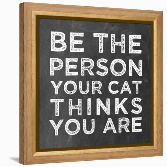 Person Cat-Erin Clark-Framed Premier Image Canvas