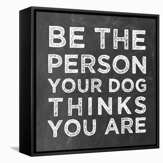 Person Dog-Erin Clark-Framed Premier Image Canvas