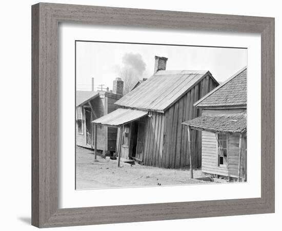 person houses, Mississippi, 1936-Walker Evans-Framed Photographic Print