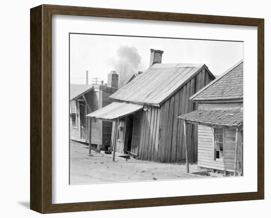 person houses, Mississippi, 1936-Walker Evans-Framed Photographic Print