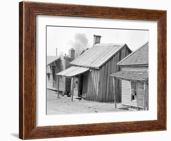 person houses, Mississippi, 1936-Walker Evans-Framed Photographic Print