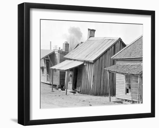 person houses, Mississippi, 1936-Walker Evans-Framed Photographic Print