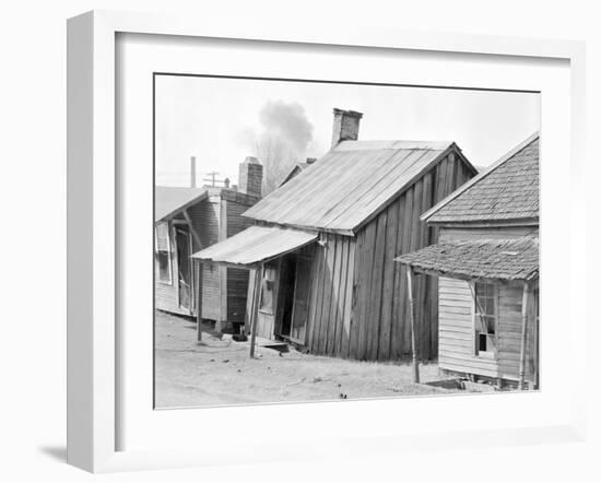 person houses, Mississippi, 1936-Walker Evans-Framed Photographic Print