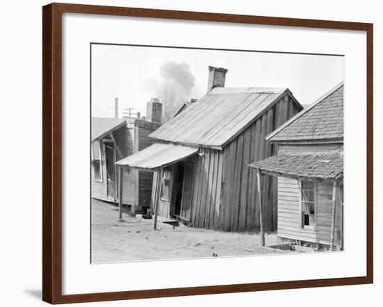 person houses, Mississippi, 1936-Walker Evans-Framed Photographic Print