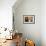 Person in Abandoned House, Kolmanskop Ghost Town, Namibia-David Wall-Framed Photographic Print displayed on a wall