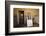 Person in Abandoned House, Kolmanskop Ghost Town, Namibia-David Wall-Framed Premium Photographic Print