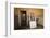 Person in Abandoned House, Kolmanskop Ghost Town, Namibia-David Wall-Framed Premium Photographic Print