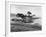 Person in Canoe by Natural Jetty in Bay-Alfred Eisenstaedt-Framed Photographic Print