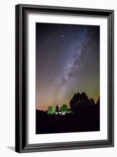 Person Looking At The Stars In Southern Utah-Lindsay Daniels-Framed Photographic Print