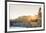 Person photographing the Grand Harbour in Valletta at dusk. Valletta, Malta, Mediterranean, Europe-Martin Child-Framed Photographic Print