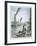 Person Plunges 55 Metres from Portside, Rouen, 1901-null-Framed Giclee Print