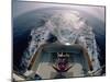 Person Sitting in a Boat-null-Mounted Photographic Print