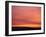 Person Watching the Sunset from Sand Dune on Coast, Oregon Dunes National Recreation Area, Oregon-Steve Terrill-Framed Photographic Print