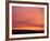 Person Watching the Sunset from Sand Dune on Coast, Oregon Dunes National Recreation Area, Oregon-Steve Terrill-Framed Photographic Print