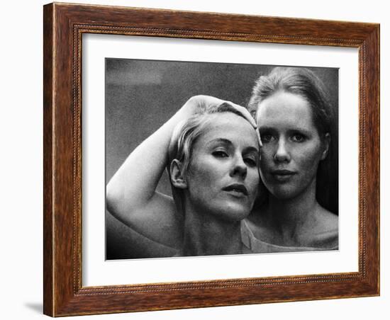 Persona, Bibi Andersson, Liv Ullmann, 1966-null-Framed Photo