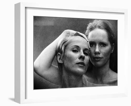 Persona, Bibi Andersson, Liv Ullmann, 1966-null-Framed Photo