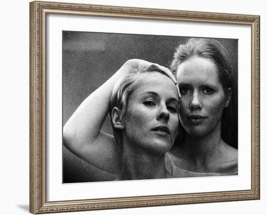 Persona, Bibi Andersson, Liv Ullmann, 1966-null-Framed Photo