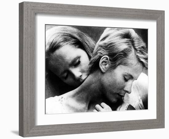 Persona, Liv Ullmann, Bibi Andersson, 1966-null-Framed Photo