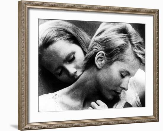 Persona, Liv Ullmann, Bibi Andersson, 1966-null-Framed Photo