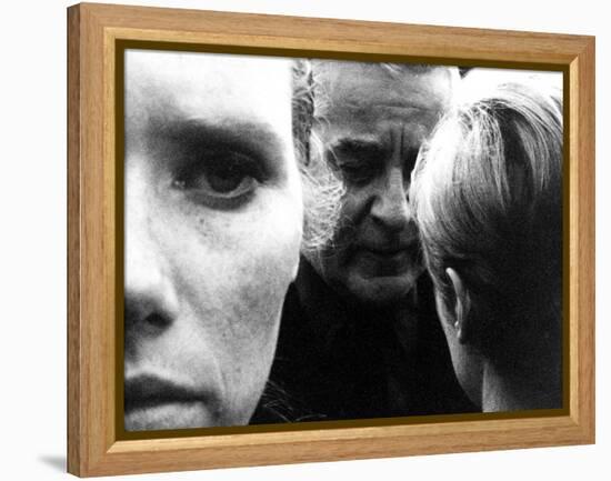 Persona, Liv Ullmann, Gunnar Bjornstrand, Bibi Andersson, 1966-null-Framed Stretched Canvas