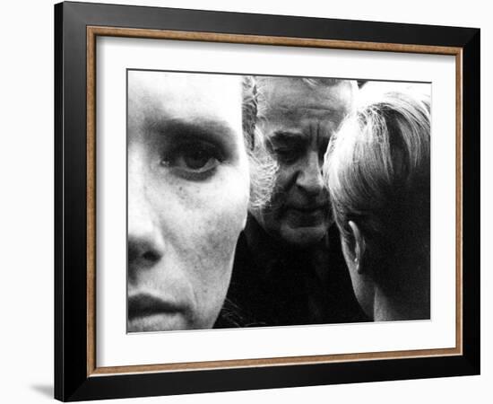 Persona, Liv Ullmann, Gunnar Bjornstrand, Bibi Andersson, 1966-null-Framed Photo