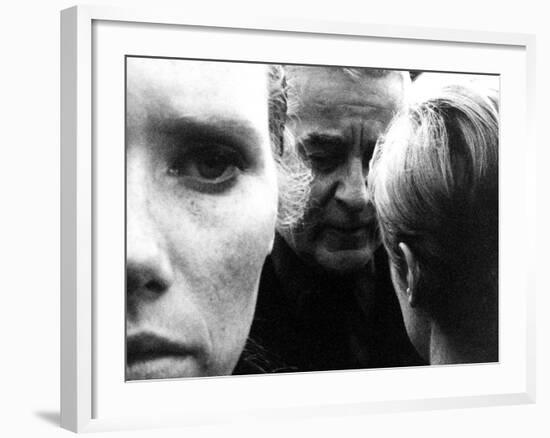 Persona, Liv Ullmann, Gunnar Bjornstrand, Bibi Andersson, 1966-null-Framed Photo