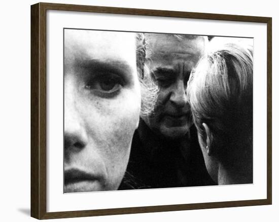 Persona, Liv Ullmann, Gunnar Bjornstrand, Bibi Andersson, 1966-null-Framed Photo