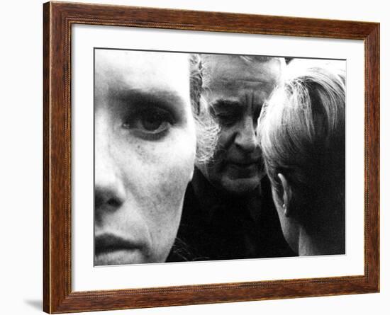 Persona, Liv Ullmann, Gunnar Bjornstrand, Bibi Andersson, 1966-null-Framed Photo