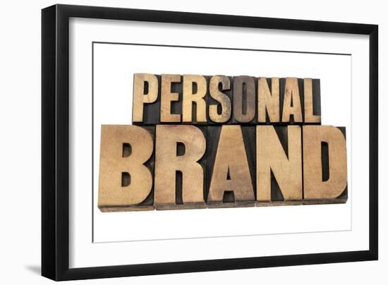 Personal Brand-PixelsAway-Framed Art Print