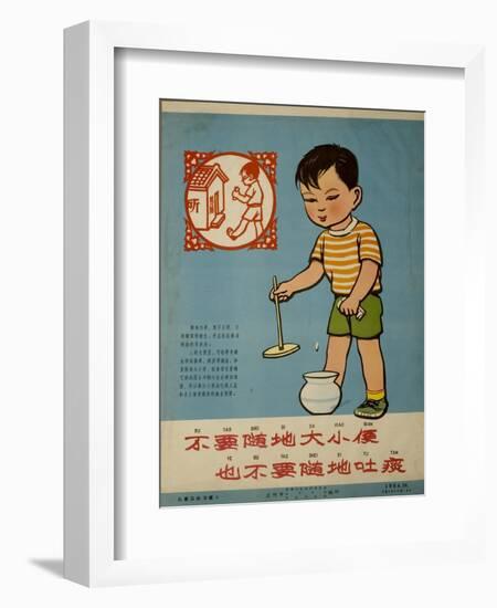 Personal Hygiene Important to Preventing TB-null-Framed Premium Giclee Print