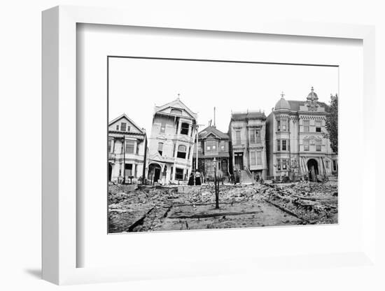 Personal Snapshot of Immediate Post-Earthquake San Francisco in 1906.-Kirn Vintage Stock-Framed Photographic Print